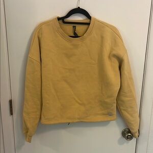 Vuori Yellow Crewneck Sweater Knit Casual